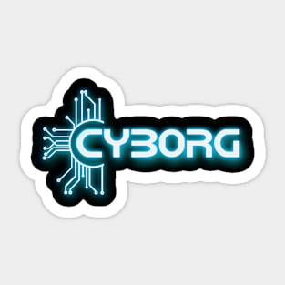 Cyborg Circuits Sticker